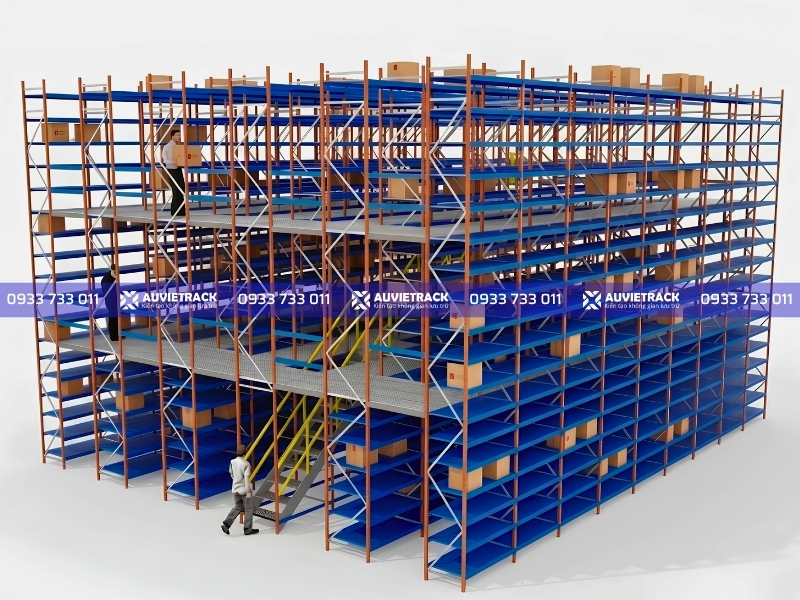 Cấu tạo của kệ sàn
