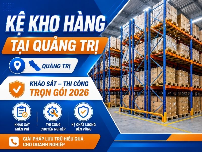Kệ kho hàng tại Quảng Trị