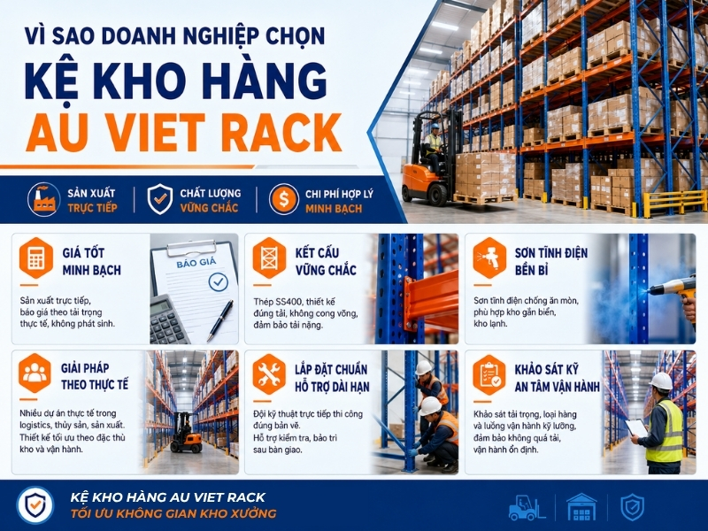 Kệ kho hàng Au Viet Rack