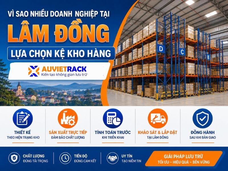 Kệ kho hàng tại Lâm Đồng