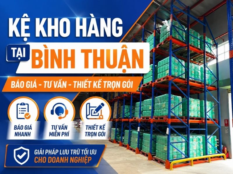 Kệ kho hàng tại Bình Thuận