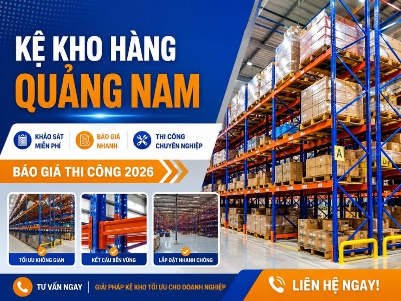 Kệ kho hàng tại Quảng Nam