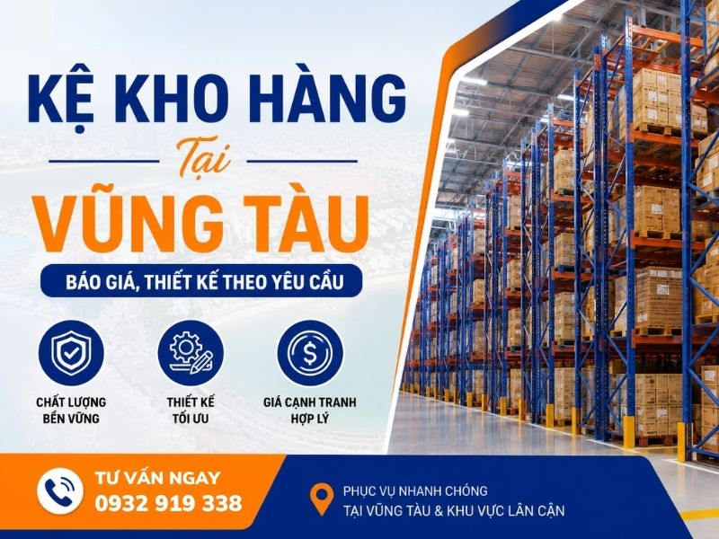 Kệ kho hàng tại Vũng Tàu