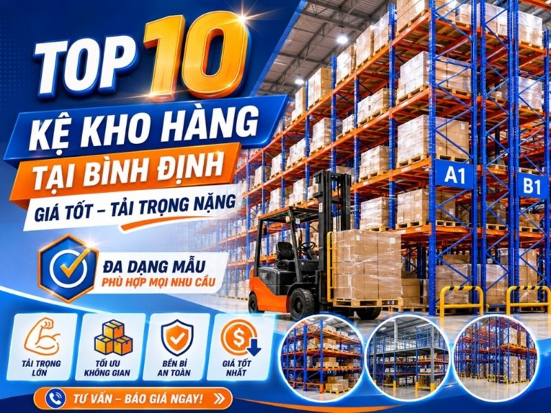 Kệ kho hàng tại Bình Định
