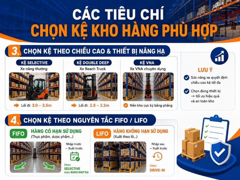 Kệ kho hàng tại Hải Dương