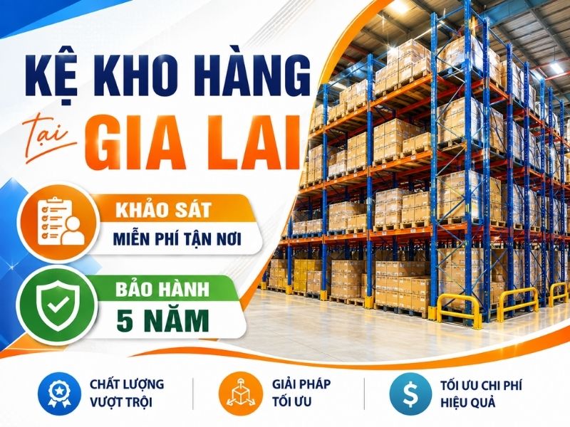 Kệ kho hàng tại Gia Lai