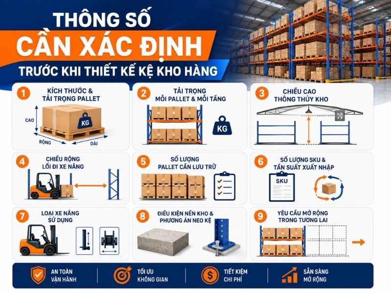 Kệ kho hàng tại Hải Dương