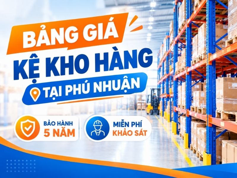 Kệ kho hàng tại Phú Nhuận