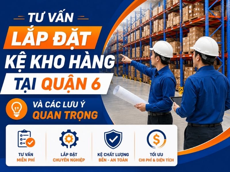 Kệ kho hàng tại Quận 6