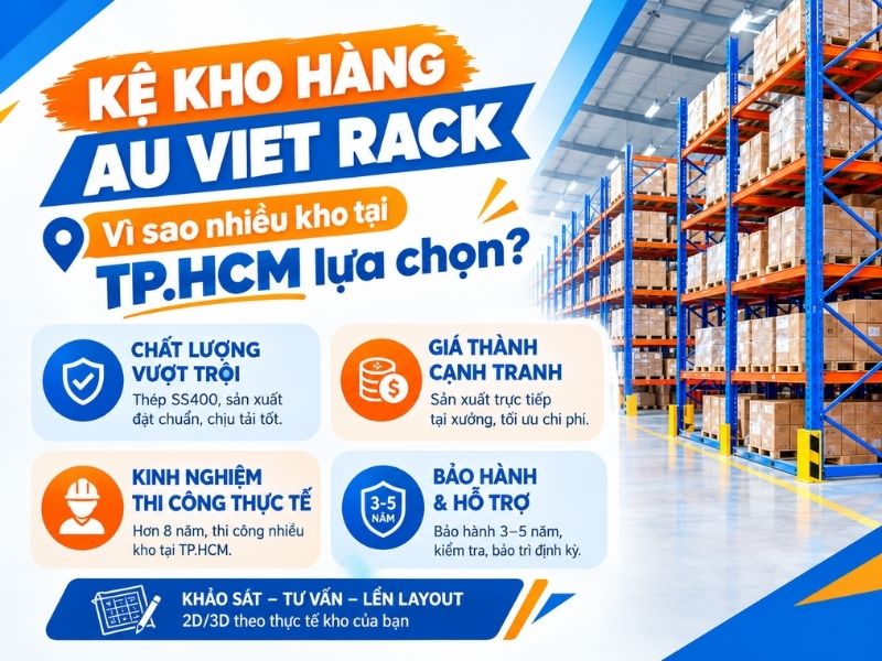 Kệ kho hàng tại quận 10